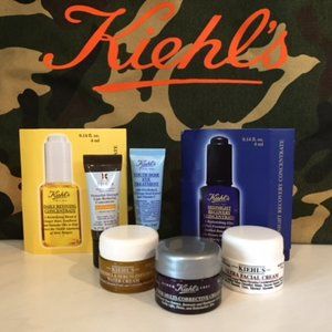 kiehls tote bag with travel items